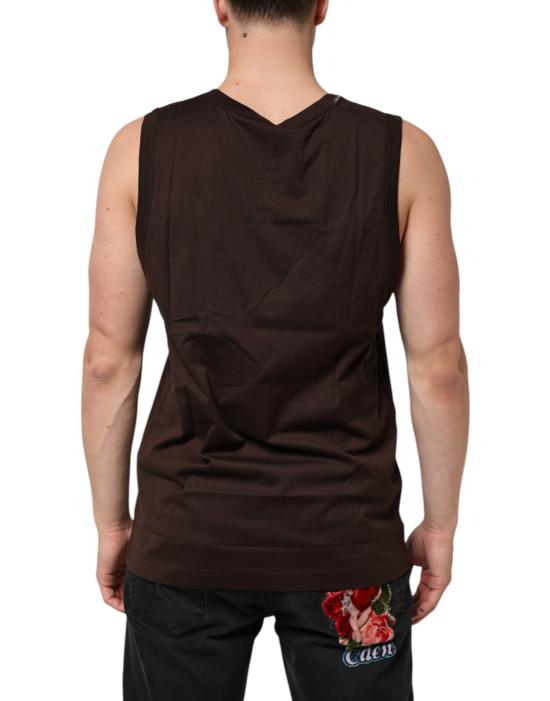  돌체앤가바나 민소매 티셔츠 TSH91220 BROWN - DOLCE & GABBANA