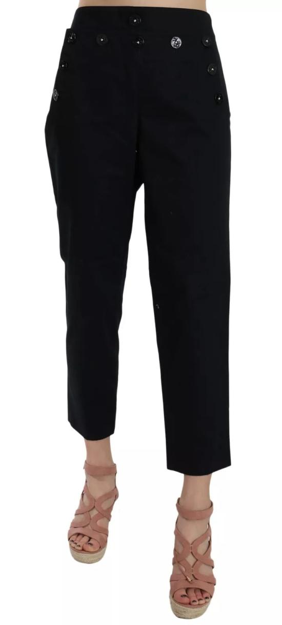  돌체앤가바나 스트레이트 팬츠 PAN70011 BLACK - DOLCE & GABBANA
