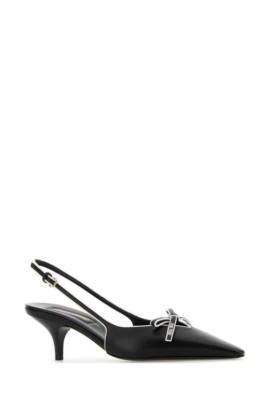 25FW 미우미우 힐/펌프스 5I474EF055038 F0967 BLACK - MIU MIU