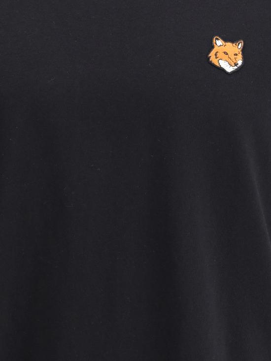 26FW 메종키츠네 폭스 헤드 레귤러 티셔츠 PM00107KJ7026 P199 BLACK - MAISON KITSUNE