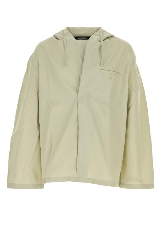25FW 자크뮈스 마리노 셔츠 TOM00546AW00539 510 GREEN