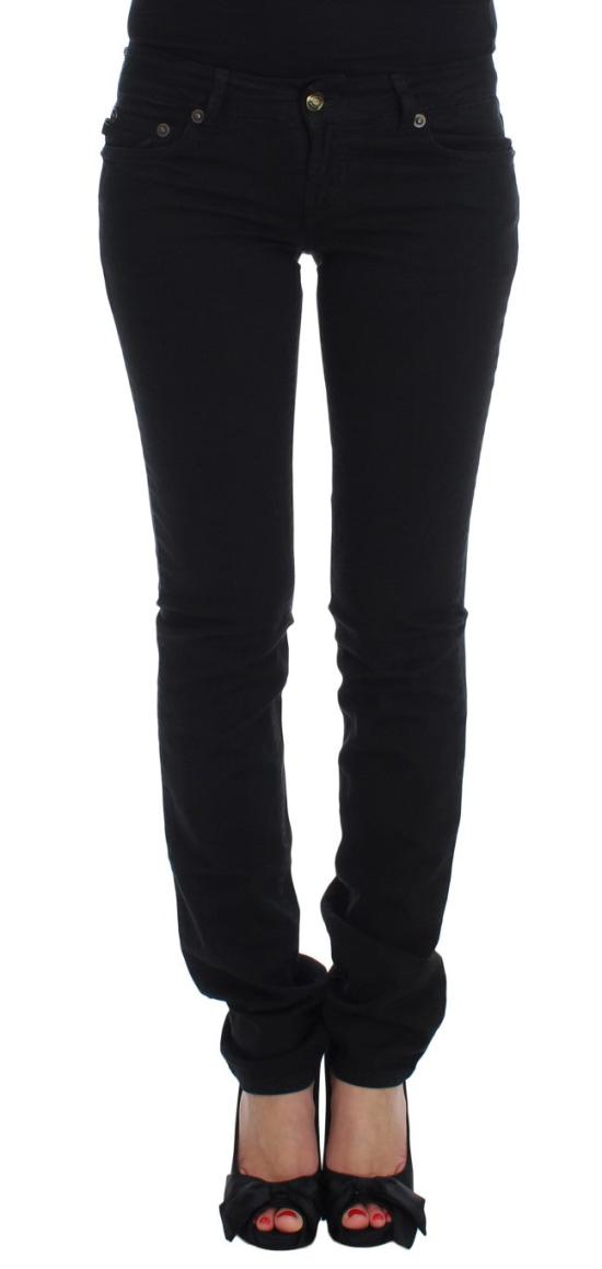  로베르토 카발리 데님 팬츠 SIG18164 BLACK