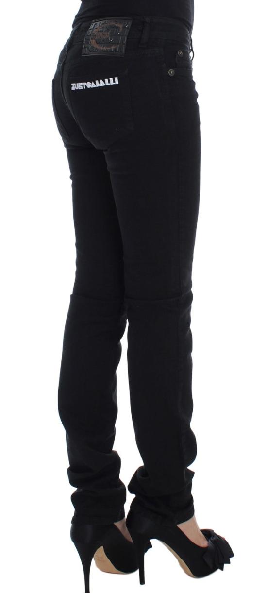  로베르토 카발리 데님 팬츠 SIG18164 BLACK - ROBERTO CAVALLI