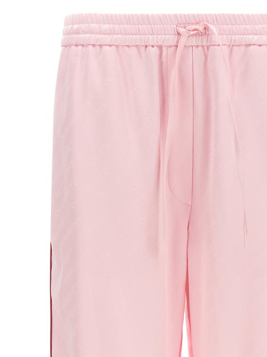 26SS 오프화이트 트레이닝/조거 팬츠 OF327977BM PINK - OFF WHITE