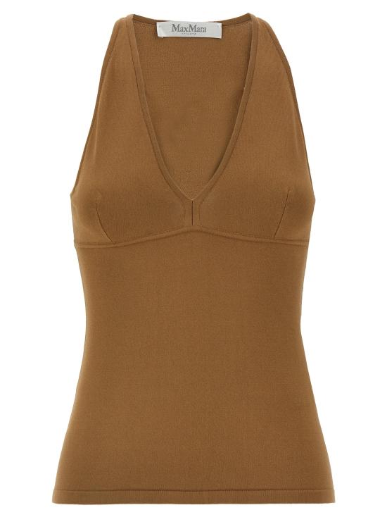  막스마라 민소매 티셔츠 MA309038BM BROWN