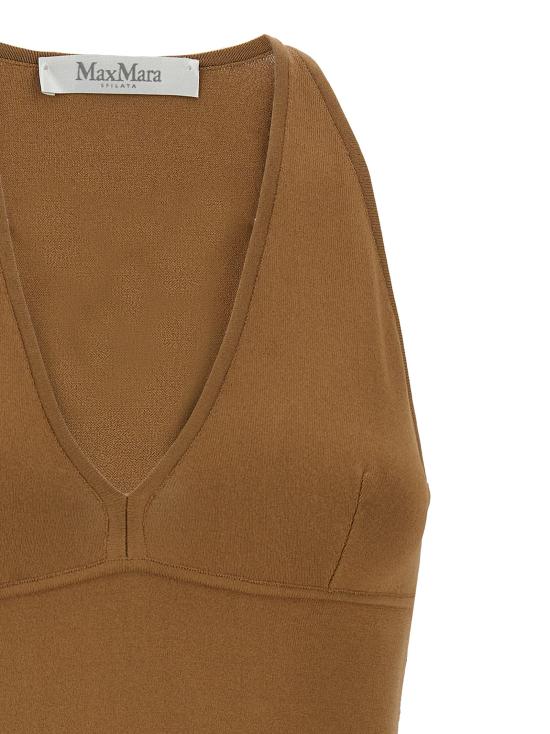  막스마라 민소매 티셔츠 MA309038BM BROWN - MAX MARA