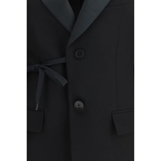 26SS 발렌시아가 자켓 BA857389TNT211000BB BLACK - BALENCIAGA