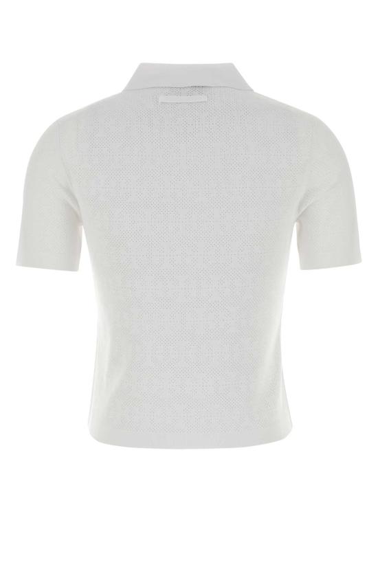 26FW 토리버치 폴로 티셔츠 182085 100 WHITE - TORY BURCH