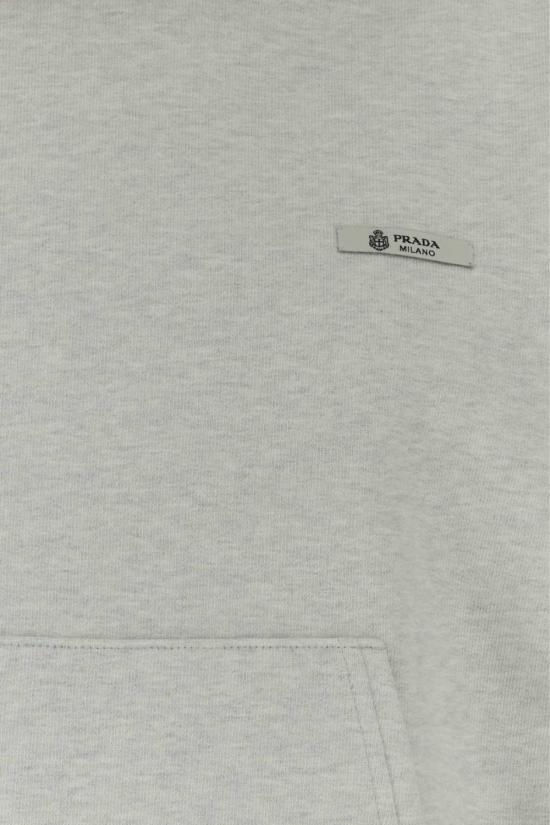 26SS 프라다 나일론 로고 반팔 셔츠 스웨터 134723SOOO18NH F0684 GRAY - PRADA