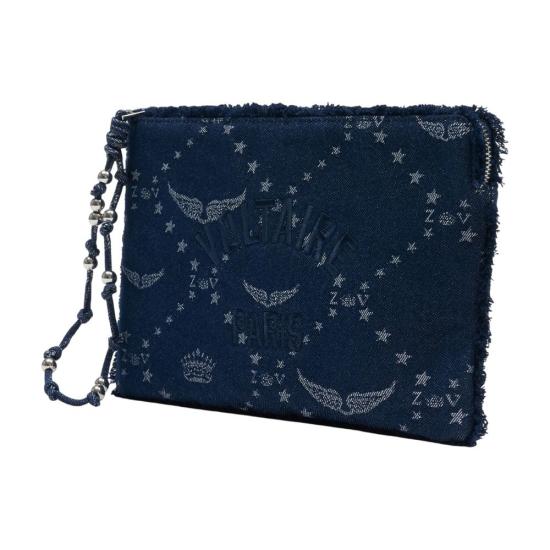 26SS 자딕앤볼테르 클러치/파우치 VOL025015 NAVY - ZADIG & VOLTAIRE