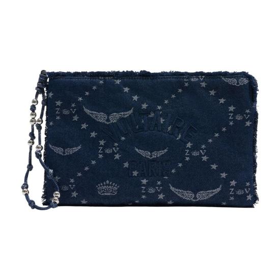 26SS 자딕앤볼테르 클러치/파우치 VOL025015 NAVY