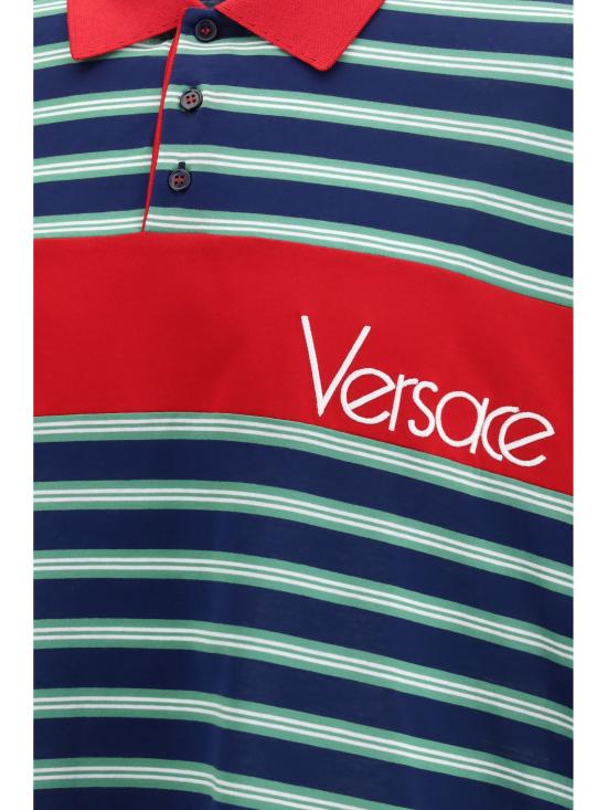 26FW 베르사체 탑 10255121A18439 6UF90 NAVY - VERSACE