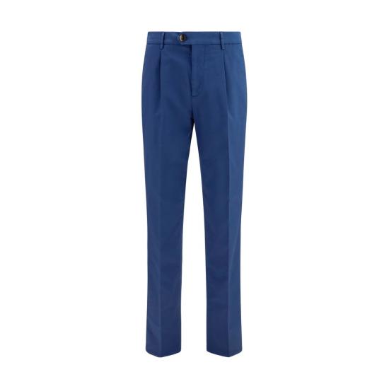 26SS 브루넬로 쿠치넬리 치노 팬츠 BRM289LE1450C6049BB BLUE