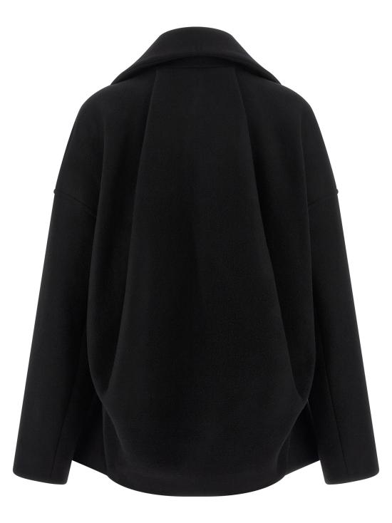 25FW 릭 오웬스 코트 RI321468BM BLACK - RICK OWENS