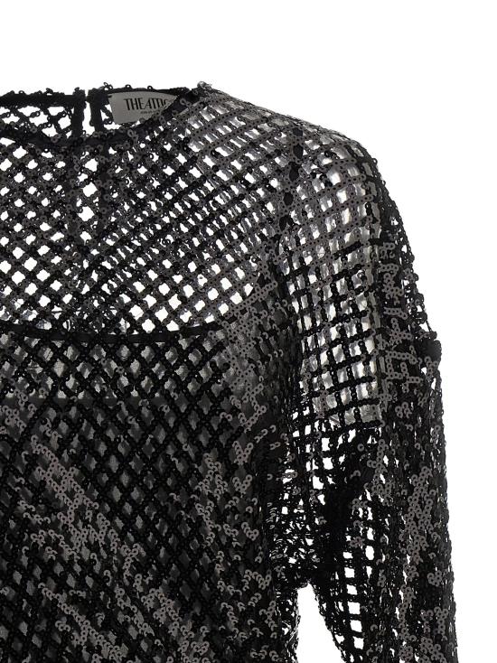 25FW 디 아티코 원피스 TH316871BM BLACK - THE ATTICO