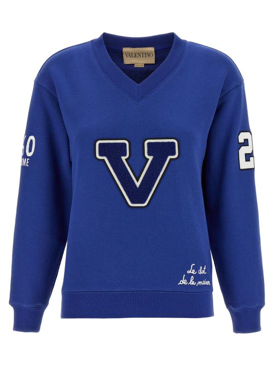 25FW 발렌티노 가라바니 긴팔 티셔츠 VA312884BM BLUE