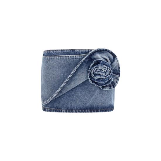26SS 마그다뷰트림 데님 숏팬츠 MA148426DARKBLUEBB