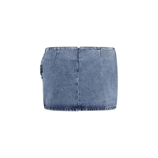 26SS 마그다뷰트림 데님 숏팬츠 MA148426DARKBLUEBB - MAGDA BUTRYM
