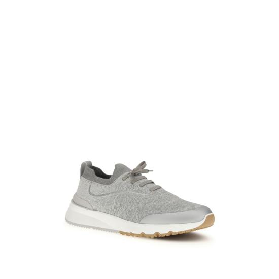 26FW 브루넬로 쿠치넬리 스니커즈 BRMZUEHRO342CRG32BB GRAY - BRUNELLO CUCINELLI