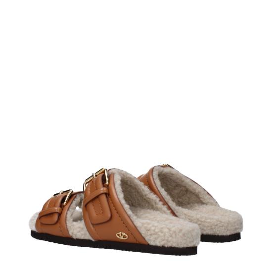  발렌티노 가라바니 뮬/슬리퍼 VA9496827920649BT BROWN - VALENTINO GARAVANI
