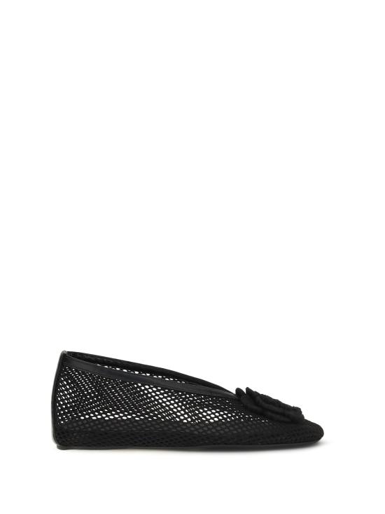 26SS 가니 플랫 슈즈 B1020190 099 BLACK