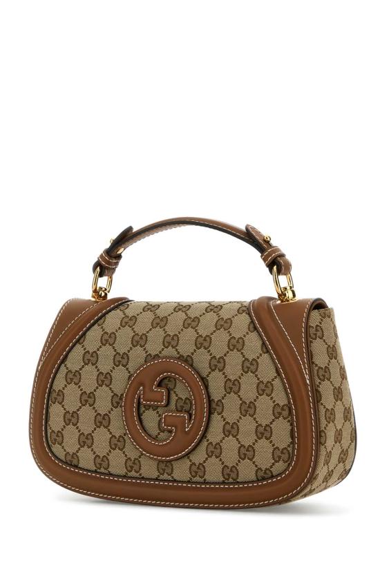 25FW 구찌 미디엄 탑 핸들백 815714HAAKG 9755 BEIGE - GUCCI
