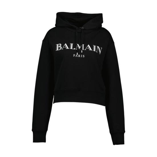 26SS 발망 후드 티셔츠 CONFIG BAL025001 BLACK - BALMAIN
