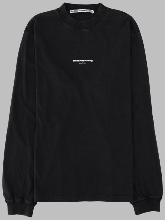 26FW 알렉산더 왕 폴로 티셔츠 UCC3261908 011 BLACK