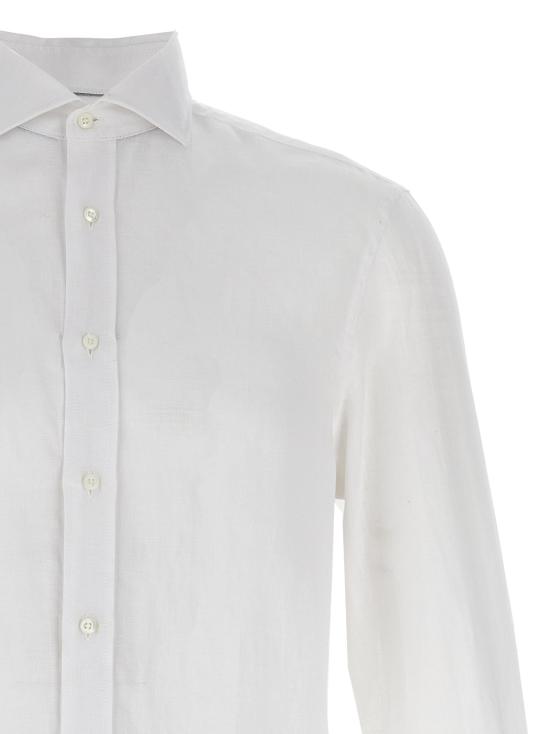 26SS 브루넬로 쿠치넬리 셔츠 BR303394BM WHITE - BRUNELLO CUCINELLI