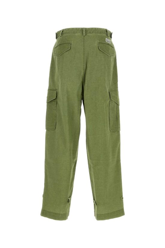  겐조 카고 팬츠 FF55PA2459GD 48 GREEN - KENZO