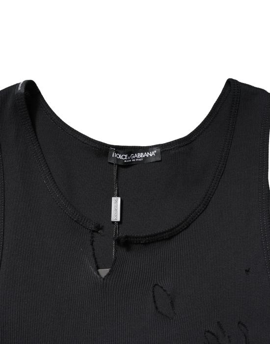  돌체앤가바나 민소매 티셔츠 TSH87451 BLACK - DOLCE & GABBANA