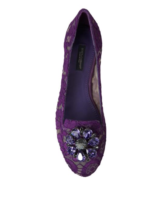  돌체앤가바나 플랫 슈즈 LA10303 PURPLE - DOLCE & GABBANA