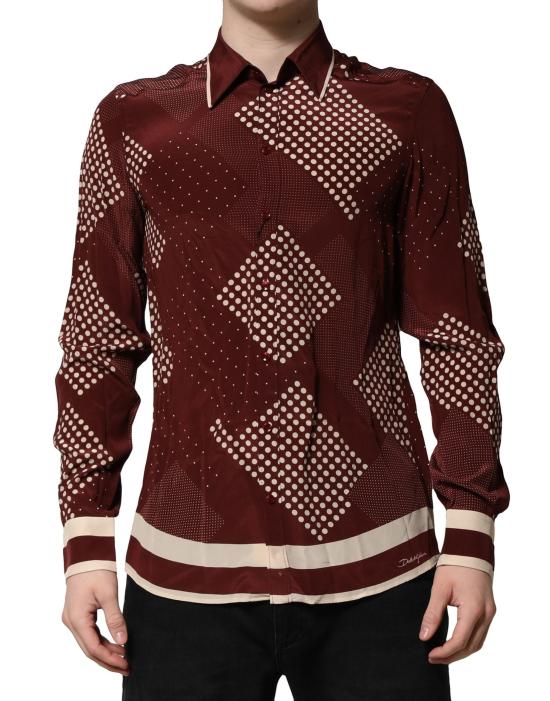  돌체앤가바나 셔츠 TSH90650 MAROON - DOLCE & GABBANA