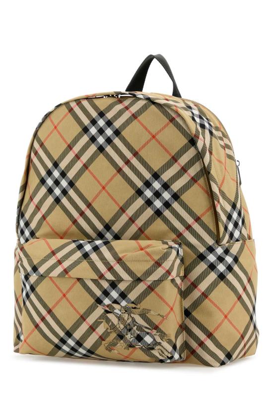  버버리 체크 백팩 8091312 A2021 BEIGE - BURBERRY