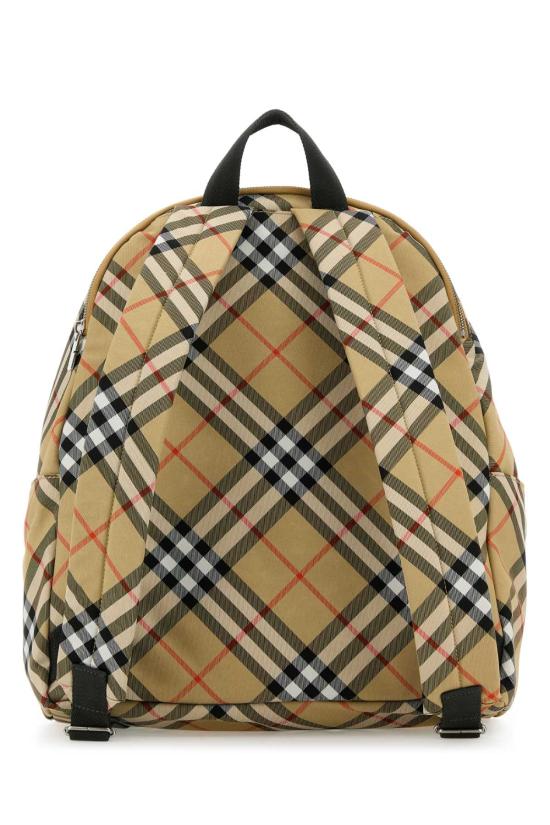  버버리 체크 백팩 8091312 A2021 BEIGE - BURBERRY