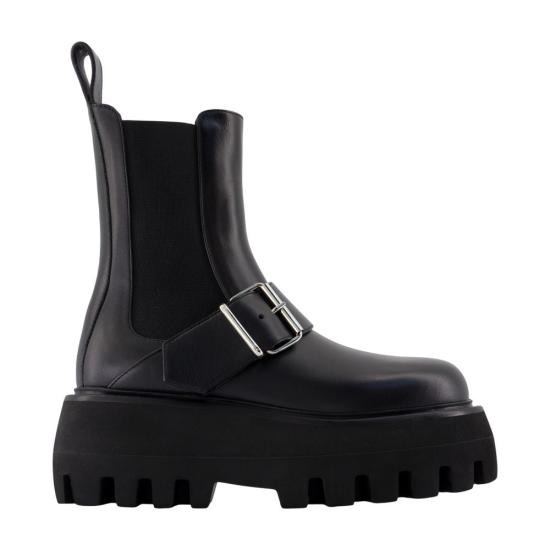25FW 알렉산더 맥퀸 부츠 CONFIG AMQS24305 BLACK