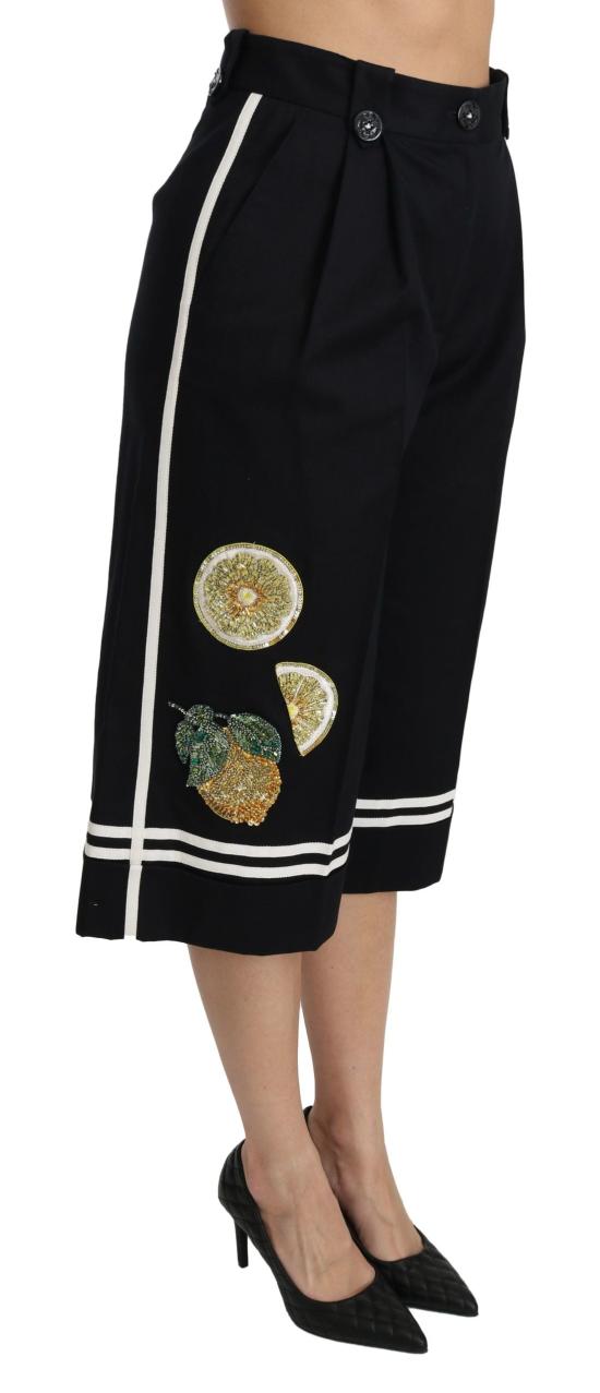  돌체앤가바나 스트레이트 팬츠 PAN70868 BLACK - DOLCE & GABBANA