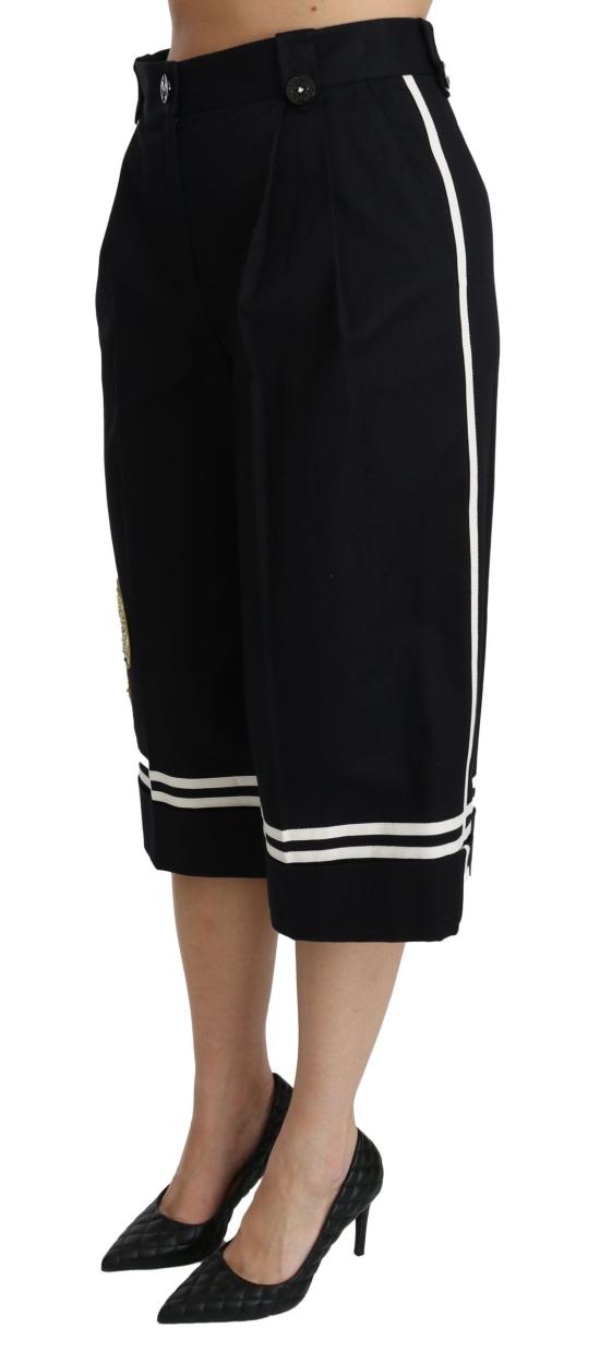  돌체앤가바나 스트레이트 팬츠 PAN70868 BLACK - DOLCE & GABBANA