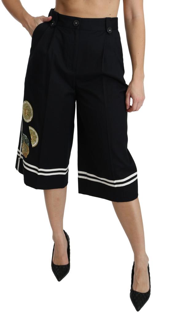  돌체앤가바나 스트레이트 팬츠 PAN70868 BLACK - DOLCE & GABBANA