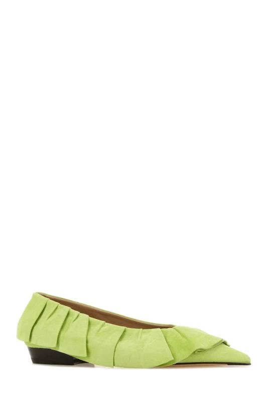 26SS JW앤더슨 플랫 슈즈 BL0037LA0386 524 GREEN - JW ANDERSON