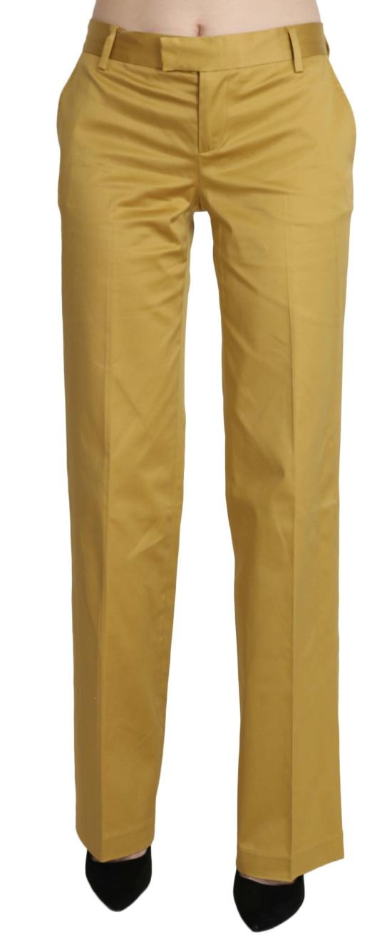 저스트까발리 스트레이트 팬츠 PAN70344BG YELLOW - JUST CAVALLI
