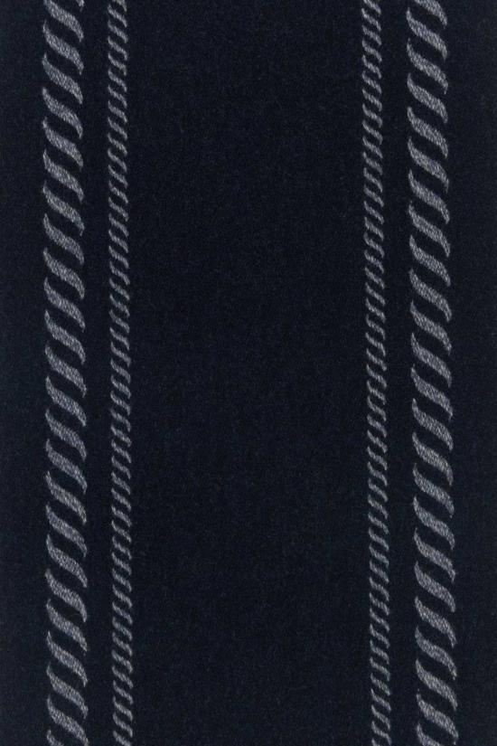  프라다 로고 자카드 울 캐시미어 스카프 2FS1142HJ5 F0008 NAVY - PRADA
