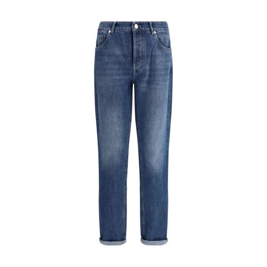 26FW 브루넬로 쿠치넬리 데님 팬츠 BRM0Z37D3210C1471BB BLUE