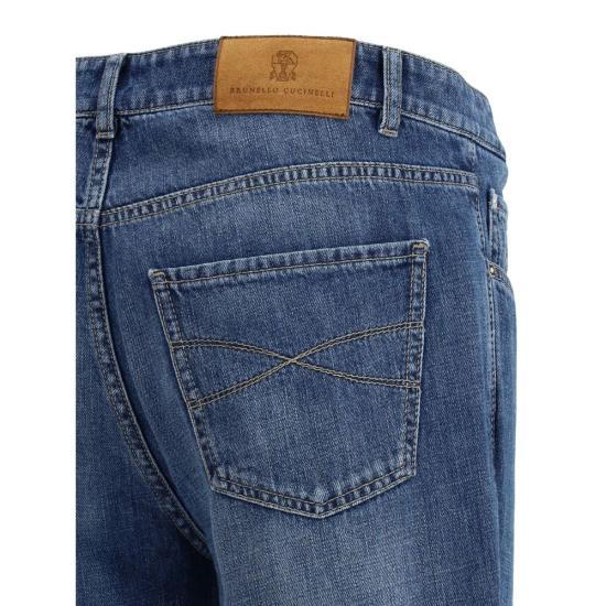 26FW 브루넬로 쿠치넬리 데님 팬츠 BRM0Z37D3210C1471BB BLUE - BRUNELLO CUCINELLI