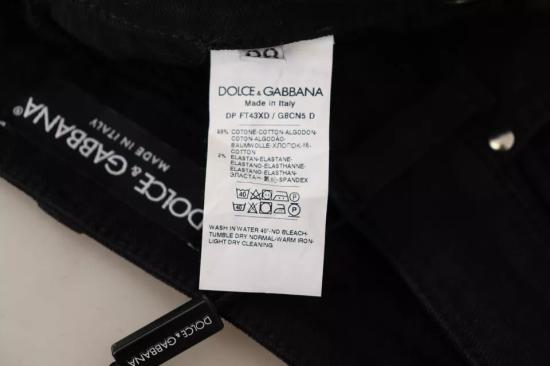  돌체앤가바나 데님 팬츠 PAN71883 BLACK - DOLCE & GABBANA