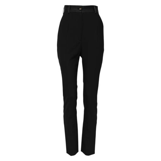  돌체앤가바나 스트레이트 팬츠 PAN74974 BLACK - DOLCE & GABBANA