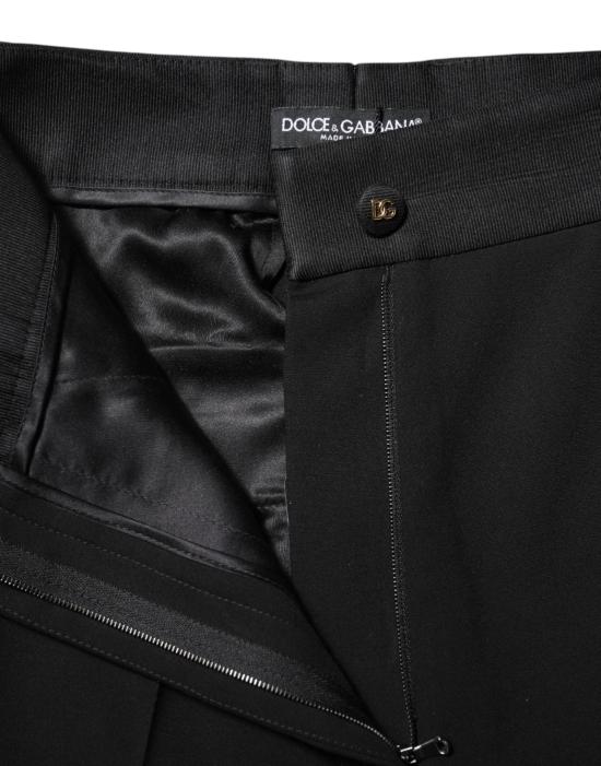  돌체앤가바나 스트레이트 팬츠 PAN74974 BLACK - DOLCE & GABBANA