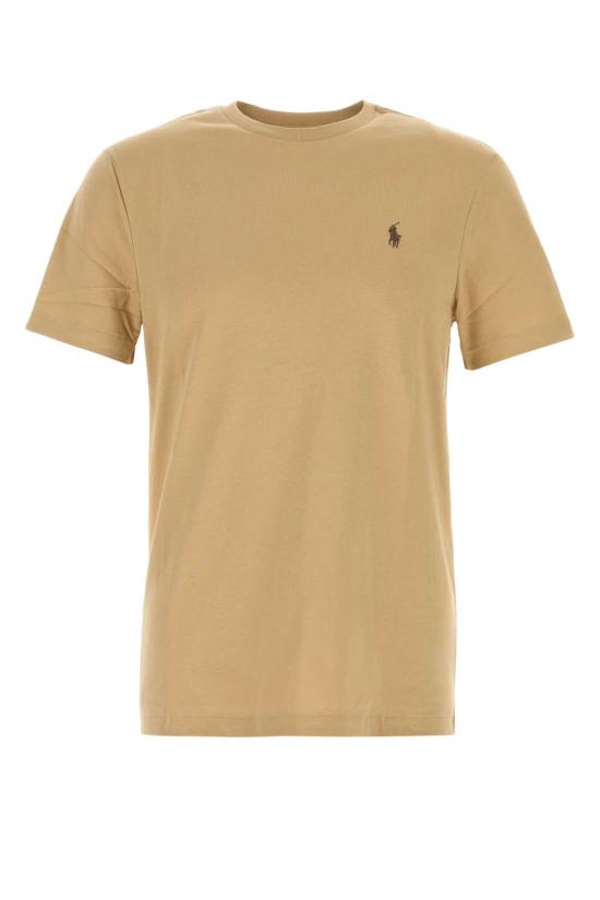 26FW 폴로 랄프로렌 포니로고 자수 반팔 티셔츠 710671438 527 BEIGE