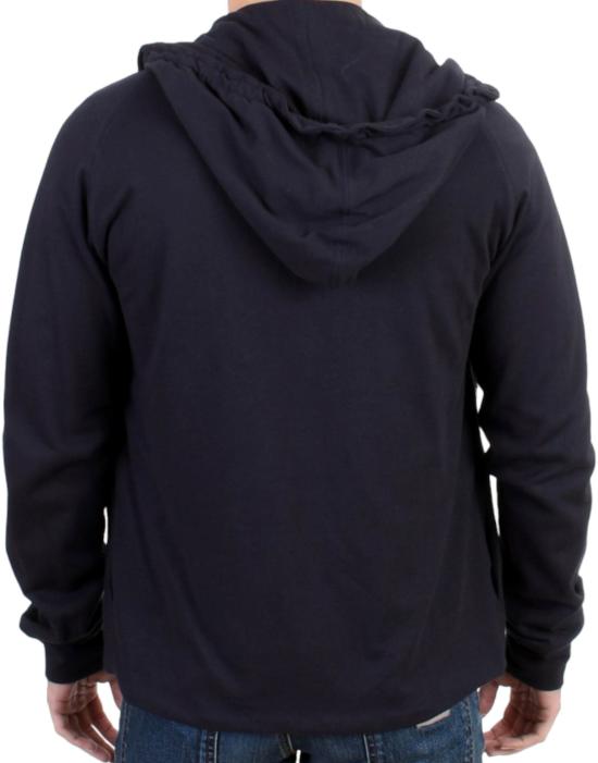  커스텀네셔널 후드 티셔츠 SIG10862 NAVY - COSTUME NATIONAL