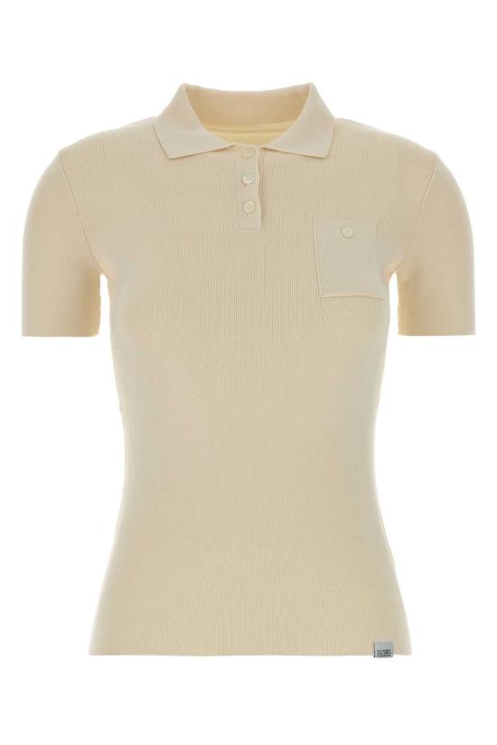 26SS MM6 메종마르지엘라 폴로 티셔츠 S62GL0031M13274 102 BEIGE